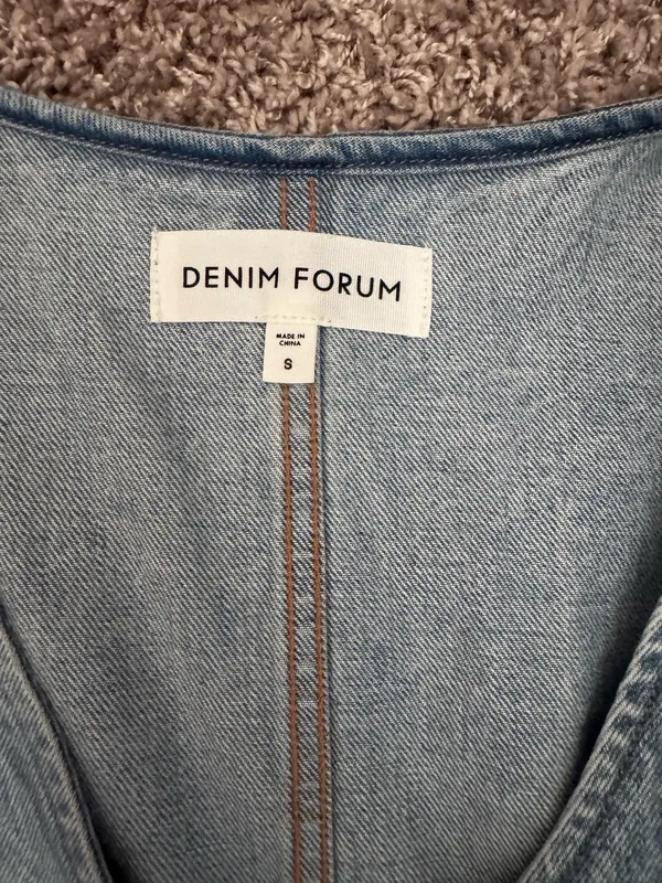 Denim Forum Aritzia Vest 90s Mia Denim - Image 2