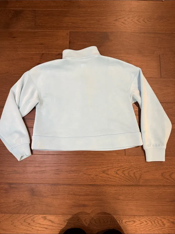 all in motion Light Blue Cropped 1/4 Zip Pullover Size XS (?) - C53-047 - Image 8