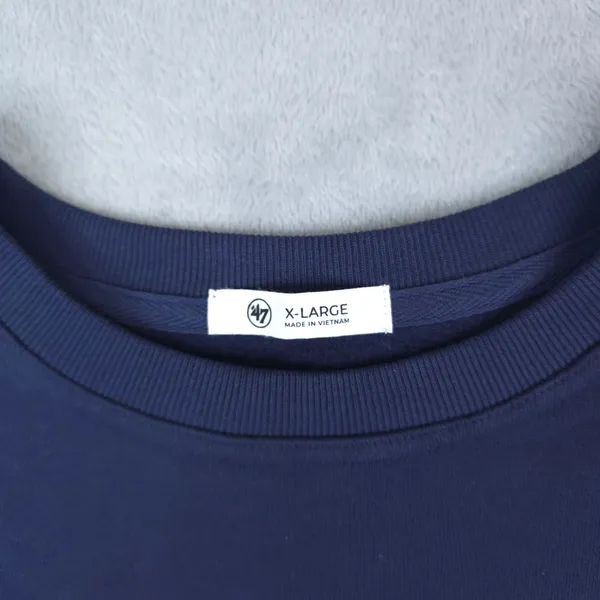 47 Brand UNCG Spartans Sweatshirt Womens XL Navy White Colorblock Pullover - Image 5