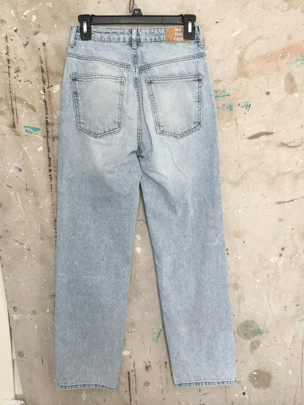 Free People We The Free Pacifica Straight-Leg Jeans - Image 4
