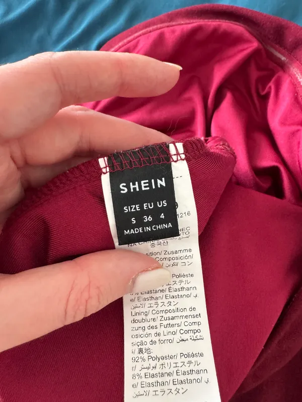 SheIn Tight Red Dress - Image 4