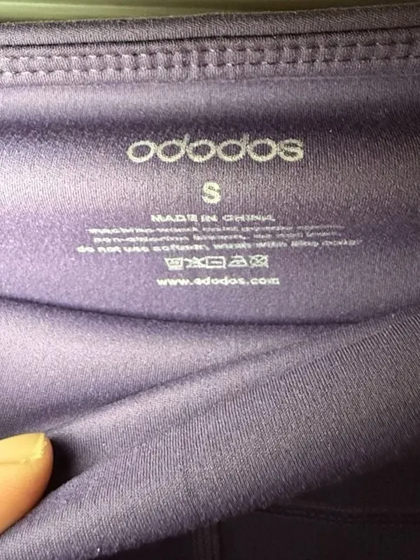 Ododos Women's High-Waisted Athletic Biker Shorts in Purple - Image 3