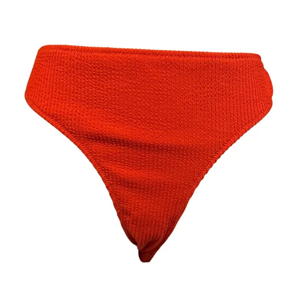 Aerie Bikini Set XXL Orange NWT High Waist Swimsuit Cutout Beach Vacation Summer - Image 4