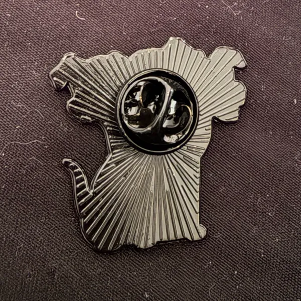 Three Headed Dog dalmation Enamel Pin - Image 2