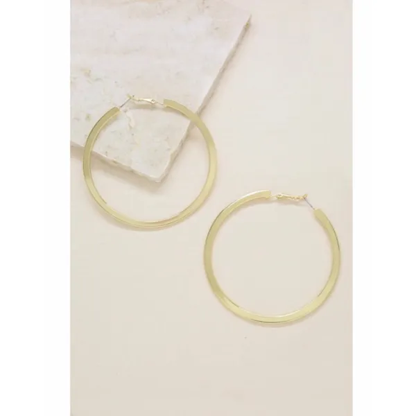 Ettika Calypso 18k Gold Plated Hoop‎ Earrings - Gold 2.75” x 2.75” $36 - Image 3