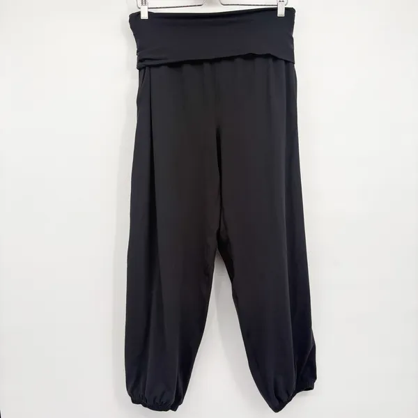 Lululemon Womens Align Foldover Relaxed Harem Jogger Black Nulu Yoga Pants 10 - Image 3