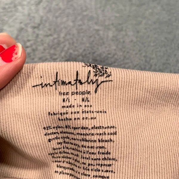 Free People Tube Top in Soft Beige - Image 4