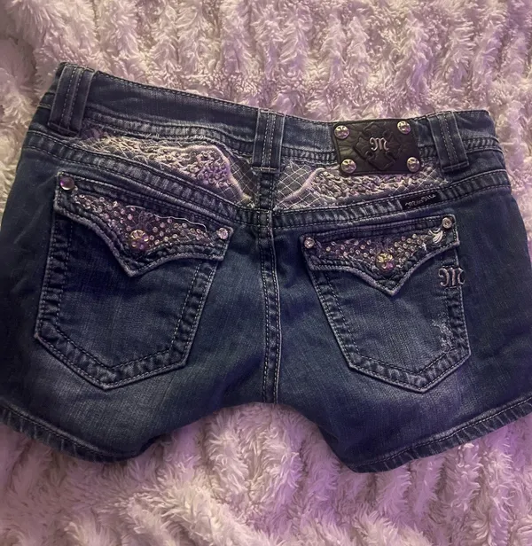 Miss Me low rise jean shorts - Image 2