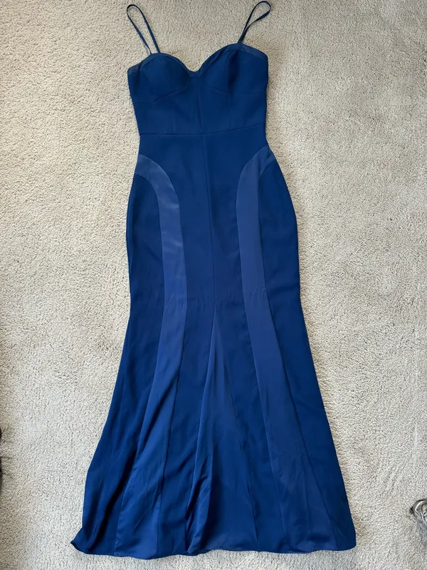 Aidan Mattox Navy formal dress - Image 2