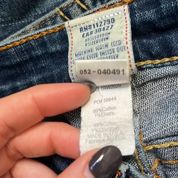 True Religion Y2K Flare Jeans Size 27 - Image 6