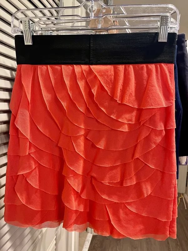 Express Tiered Ruffle Mini Skirt Size S - Image 2