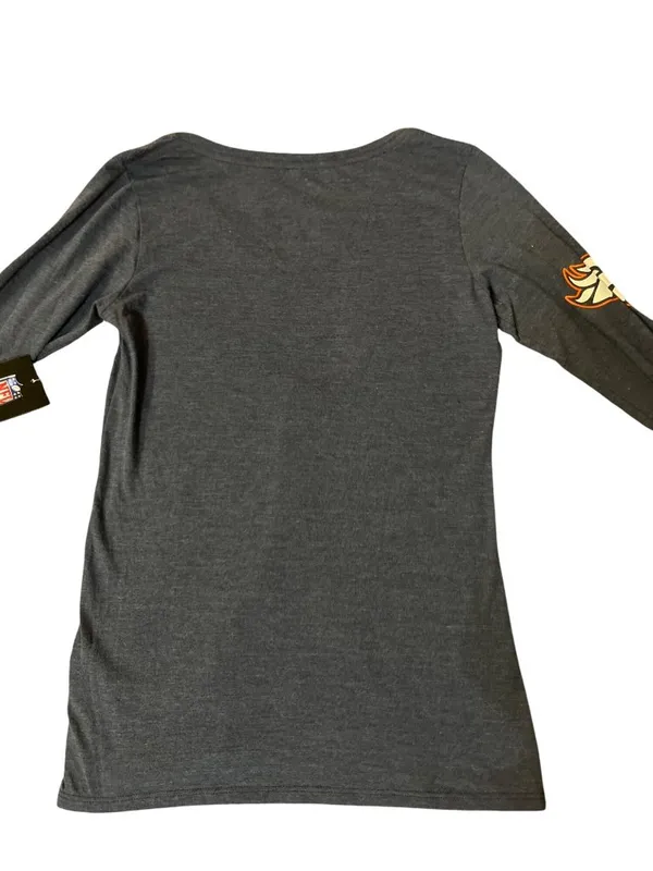 NEW Nike Denver Broncos Womens Long Sleeve Tee Small Navy NFL - Image 5