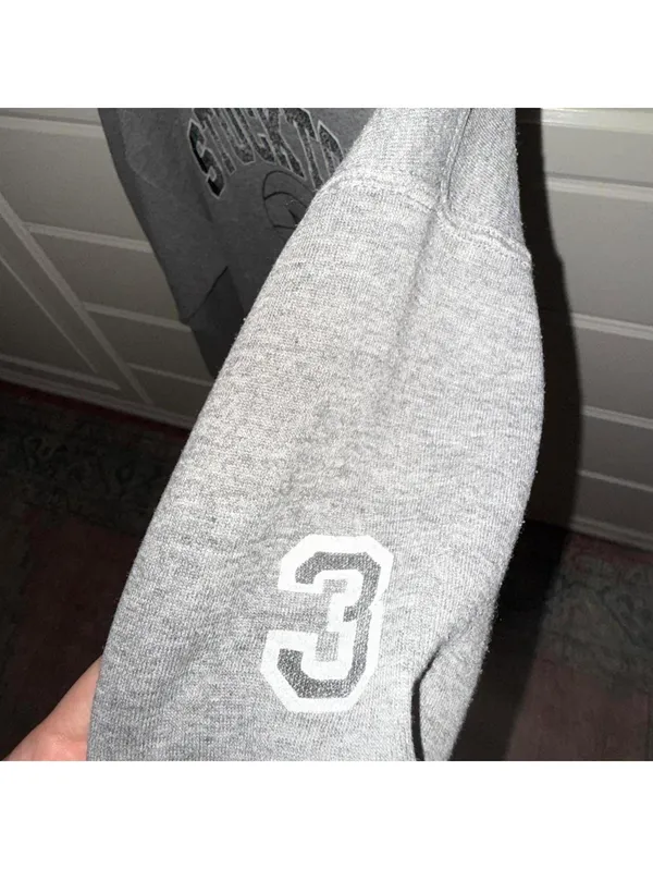 Russell Athletic Grey and black Stockton State University sweatshirt sportswear - Image 4