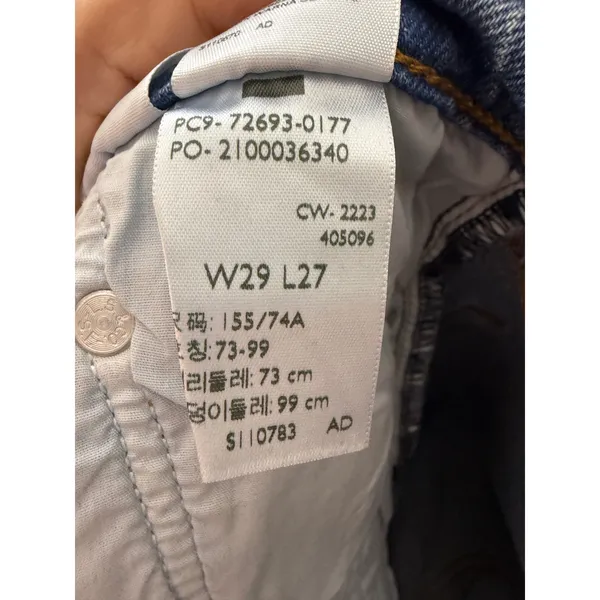 Levi's Ribcage‎ straight ankle jeans blue size 29 - Image 8