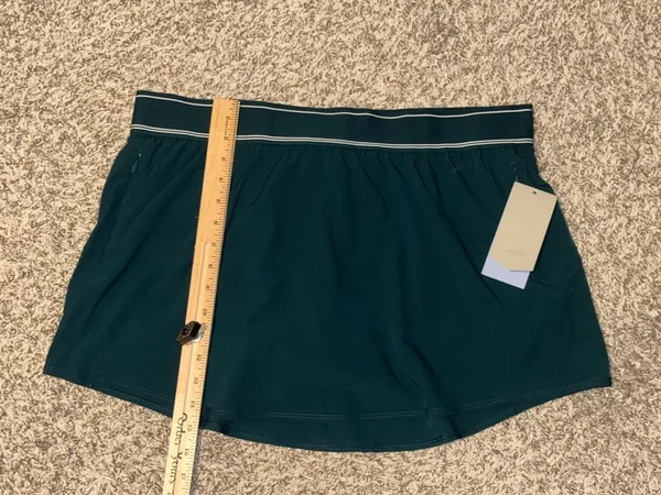 Avia Women's Active Skort with Curved Hem Deep Teal Size XL (16-18) - Image 7