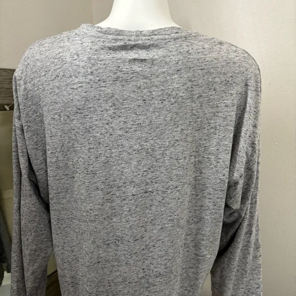 PINK Victoria's Secret Heather Gray Top - Image 7