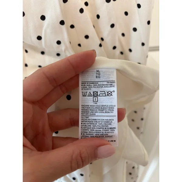 Old Navy XL Polka Dot Ruffle Sleeve Cami Dress - Image 8