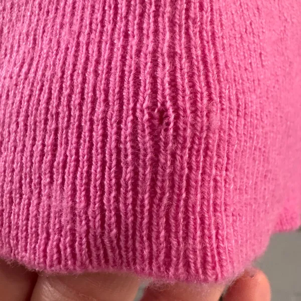 J.Crew Cashmere Crewneck Sweater Pink Classic Fit Women's Medium Soft Knit - Image 7