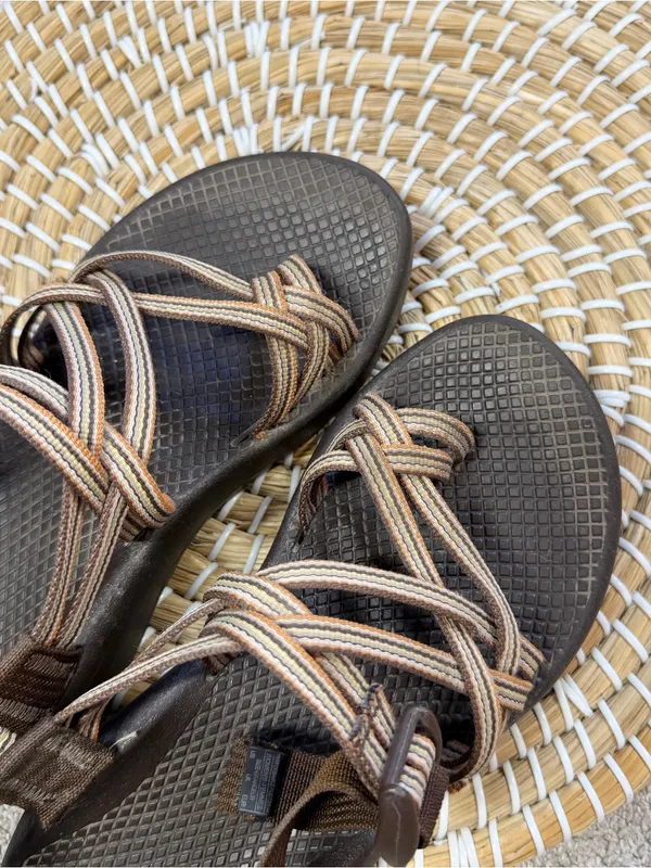 Chacos Women’s ZX/2 Vibram Unaweep Sandals Strappy Slingback in Multi Brown 6 - Image 11