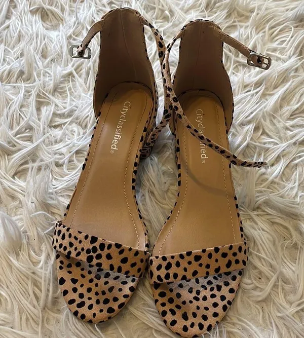 City Classified Cheetah print heels - Image 3