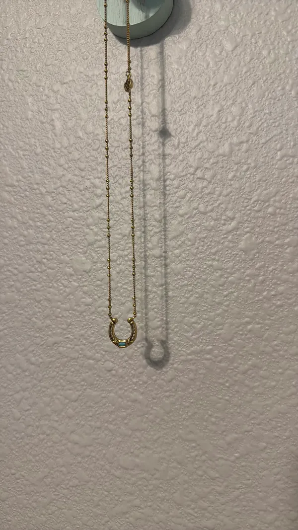 Kendra Scott yellow rose collection Horse Shoe necklace - Image 3