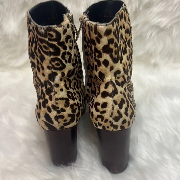 Sam‎ Edelman Corra Leopard Booties Size 8.5 B82 - Image 7