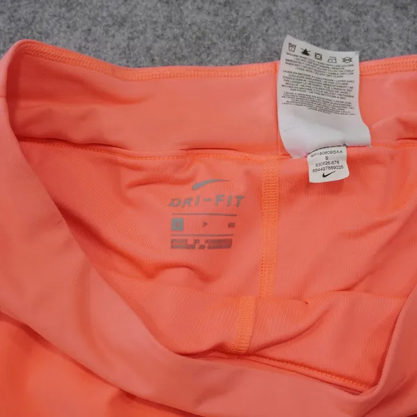 Nike Women's Size Small Pink Orange Running Shorts Dri-FIT Athletic Lightweight - Image 4