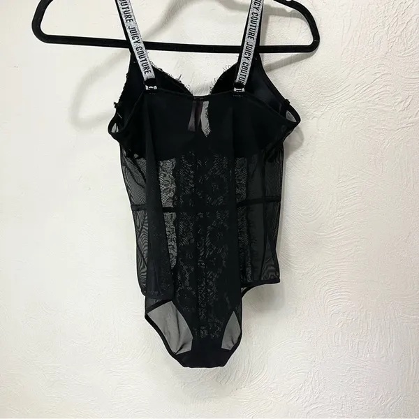Juicy Couture Push-up Lace and Mesh Bodysuit - Image 4