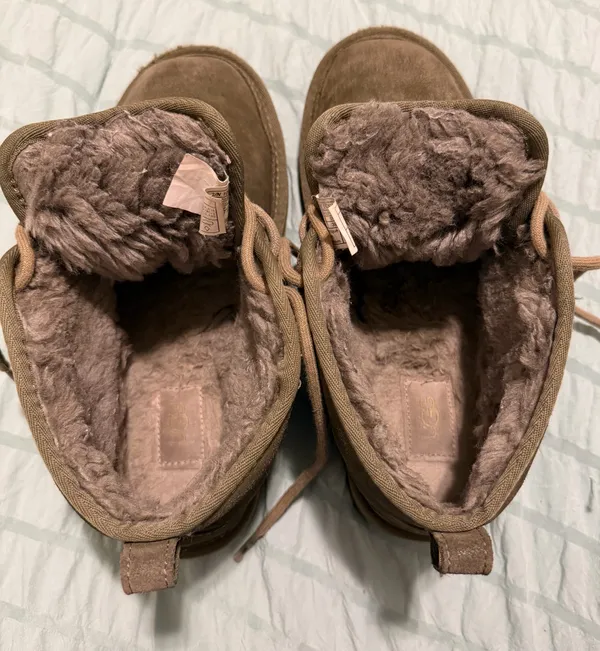 UGG Neumel Chukka Boot - Burnt Olive Suede, Womens Size 9 (1094269) - Image 10