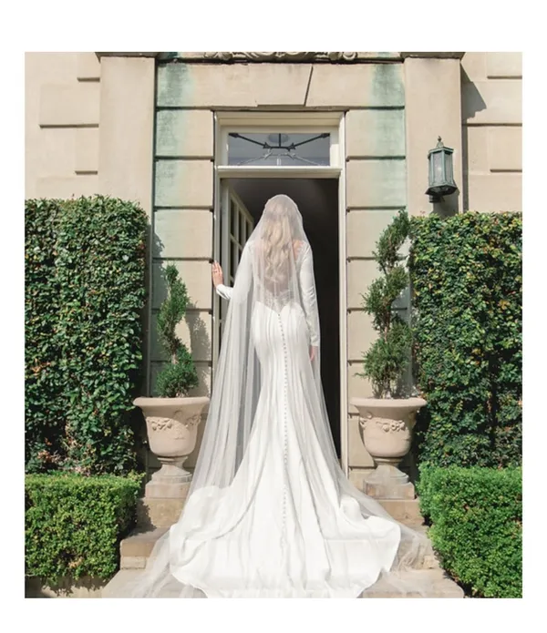 Estee Couture - V9 - Bridal - English Soft Tulle Veil Ivory - 125” - Image 7