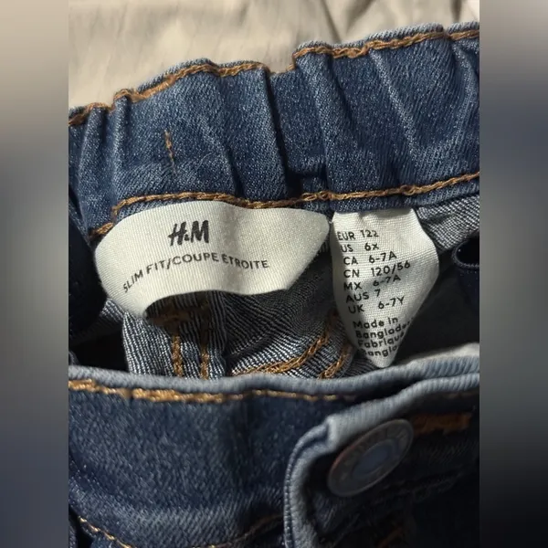H&M Dark Blue Skinny Jeans - Image 2