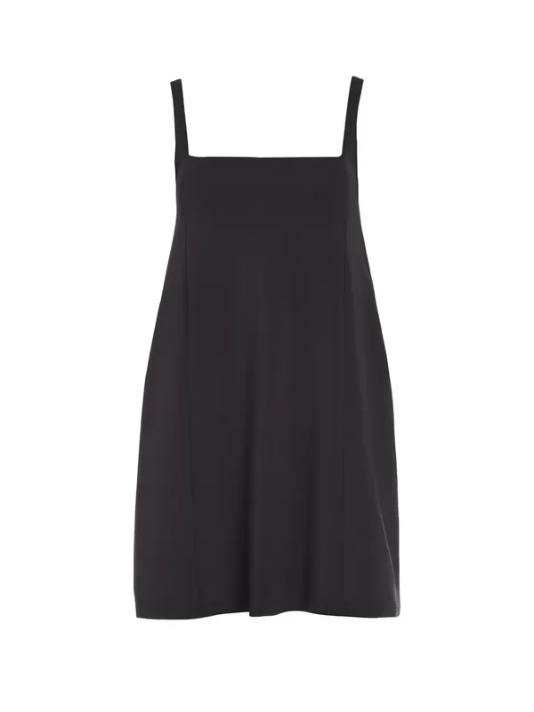 The Park Andy Mini Dress Square Neck Noir Dark Navy Small - Image 7