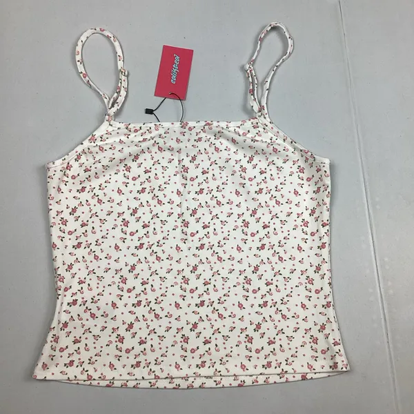 Edikted Floral Tank Top With Bow detail XL Juniors NEW! - Image 2