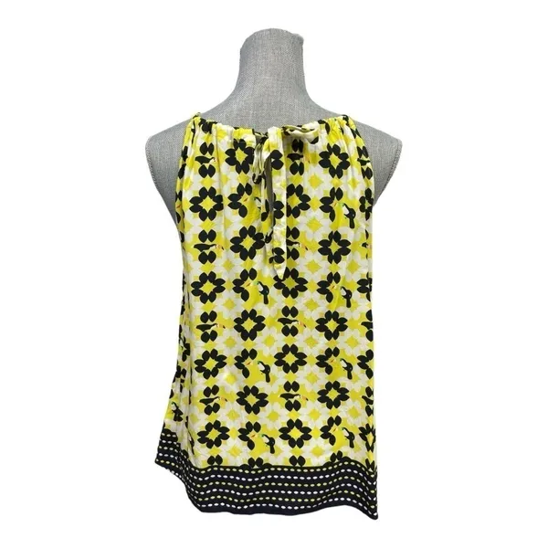 Crown & Ivy Yellow and Black Top with Tropical Tucan Bird Size L - Image 4