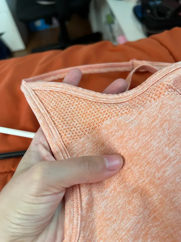 AYBL Motion Seamless Sports Bra Orange - Image 5