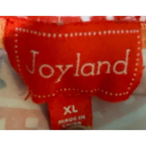 Joyland Christmas Santa Gnome Snowflakes Pajama Legging Pants Women's Sz XL - Image 5