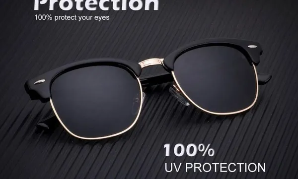 Black Polarized Sunglasses, Unisex Sun Glasses for Driving UV Protection EUC - Image 5
