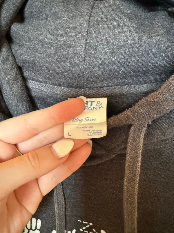 ASL Amazon Hoodie Gray Size L - Image 3