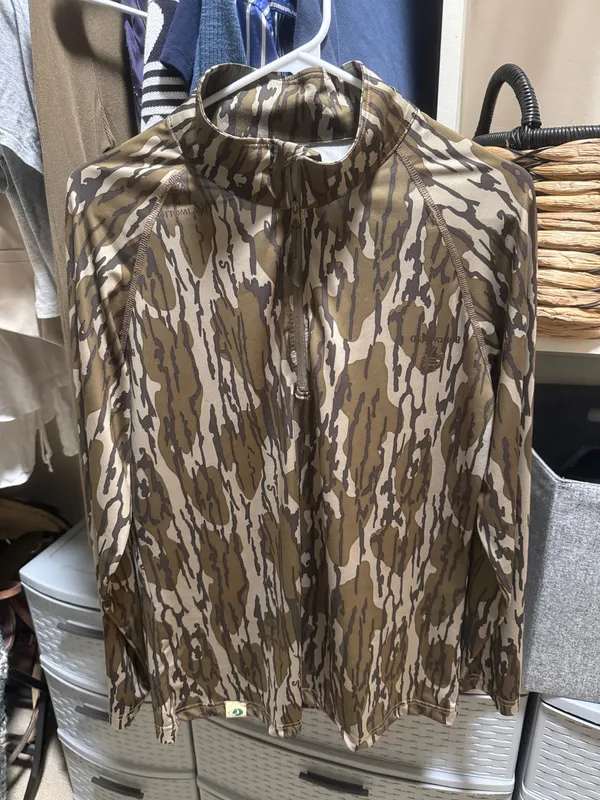 Mossy Oak Long Sleeve quarter zip lightweight camo - Image 2