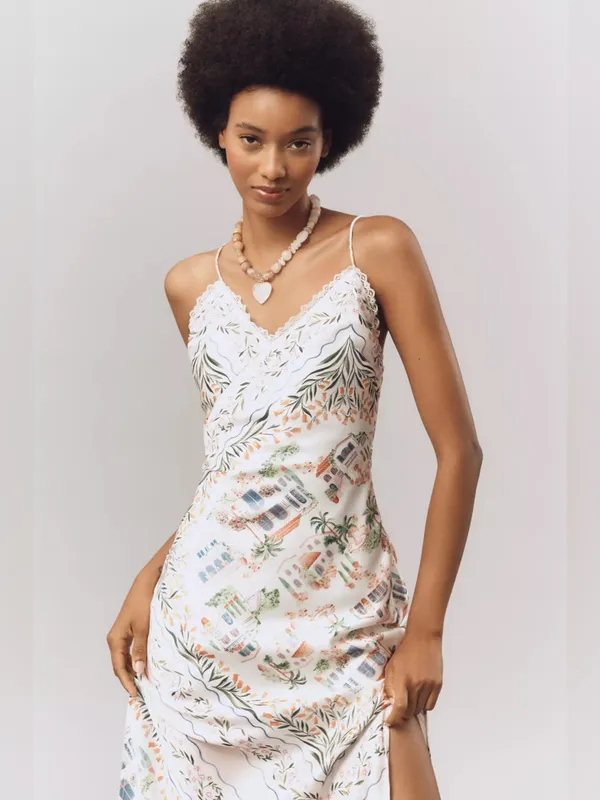 En Saison Alaia Sleeveless Slip Maxi Dress $128 Size Small - Image 4