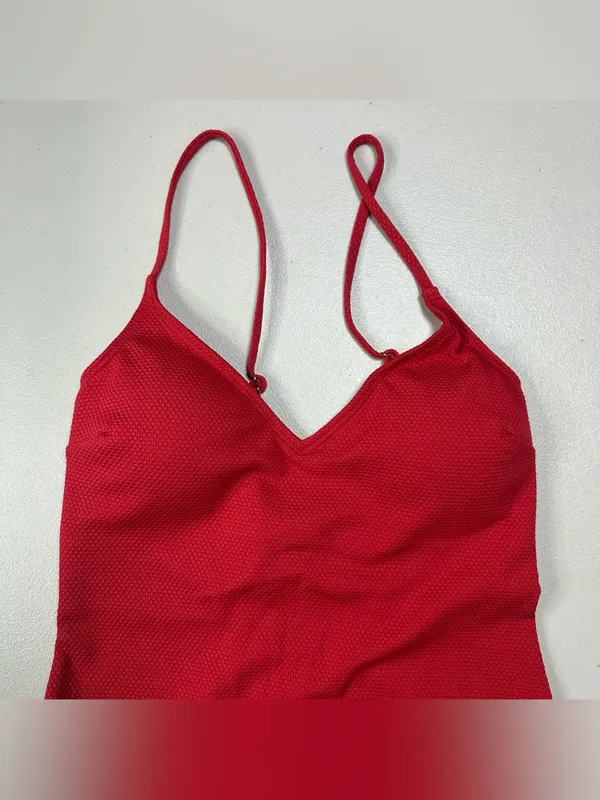 Women’s Red Textured One - Image 4