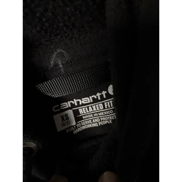 Carhartt Midweight Relaxed Fit Hoodie Sweatshirt Black C Logo Graphic Womens 3X - Image 4