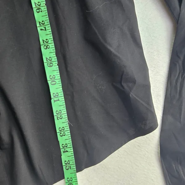 Express NWT 43P Portofino Shirt Dress Black Long Sleeve‎ Tie Waist Mini Small - Image 7