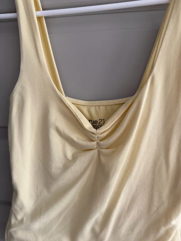 Rue 21 Yellow Tank Top - Image 2