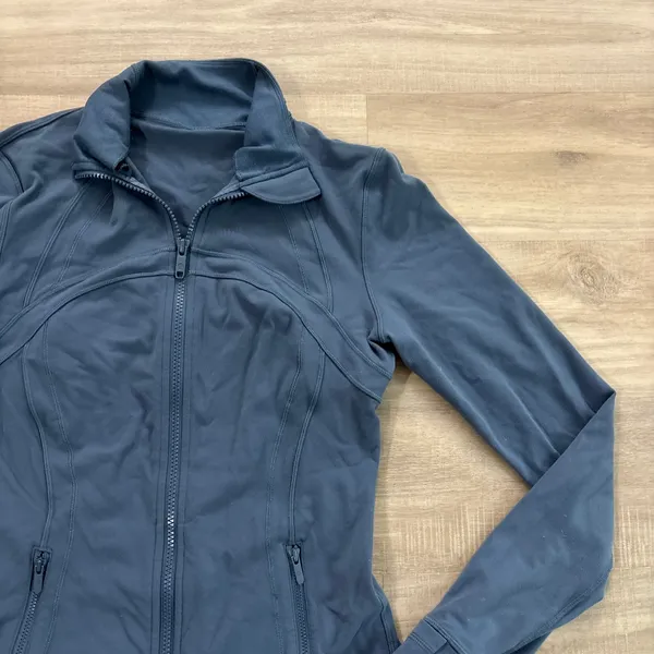 Lululemon Define Jacket Luon Iron Blue Women Size 6 - Image 2