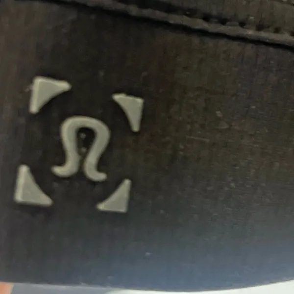 Lululemon Black Athletic Running Hat Cap L/XL Reflective Logo Lightweight - Image 3