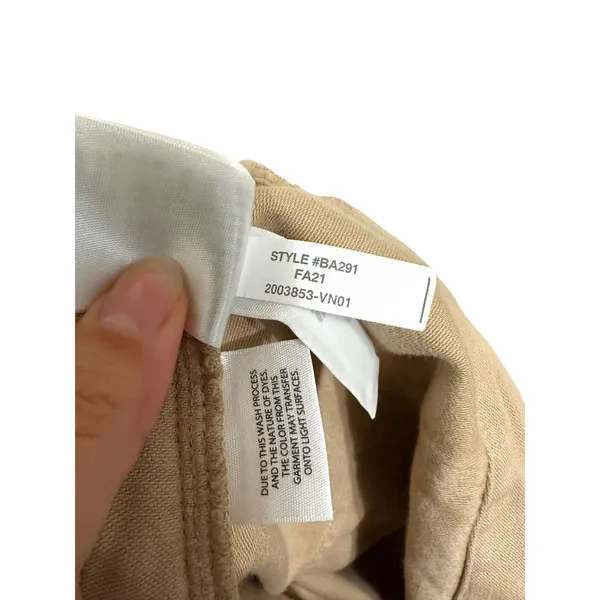 J.crew tie waist camp‎ pant dark beechwood size Large #BA291 - Image 4