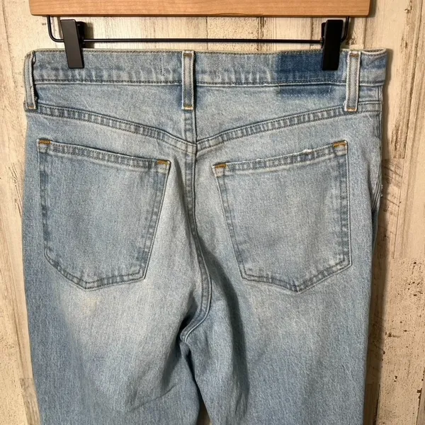 Abercrombie & Fitch 90's Straight Ultra High Rise Jeans Womens 30/10R Distressed - Image 4