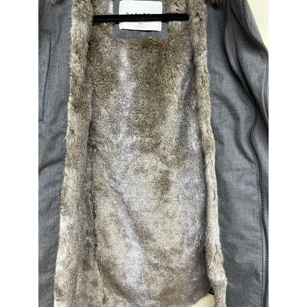 Aritza Babaton Oskar Parka Jacket Faux Fur Lined‎ Down Fill Charcoal Women’s XS - Image 12