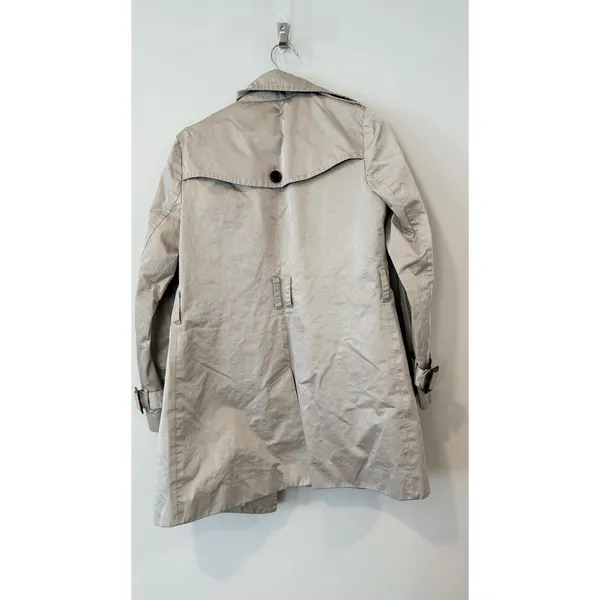 Banana Republic Trench Coat Classic Beige Size Medium - Image 6